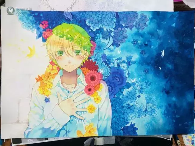 望月淳分享「潘多拉之心」插画原稿 望月淳分享「潘多拉之心」插画原稿