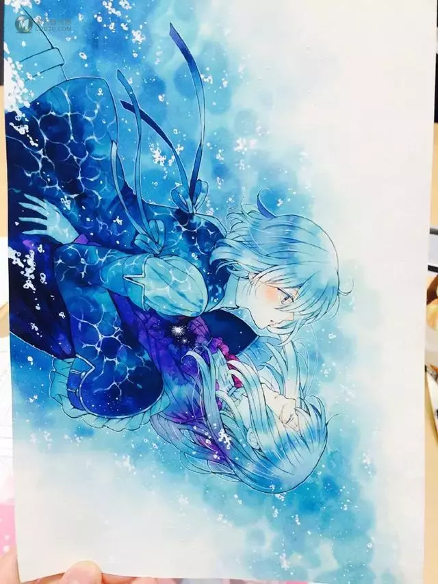 望月淳分享「潘多拉之心」插画原稿 望月淳分享「潘多拉之心」插画原稿