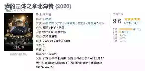 三体动画要来了,但我更想聊聊9.9分的《我的三体》 三体动画要来了,但我更想聊聊9.9分的《我的三体》