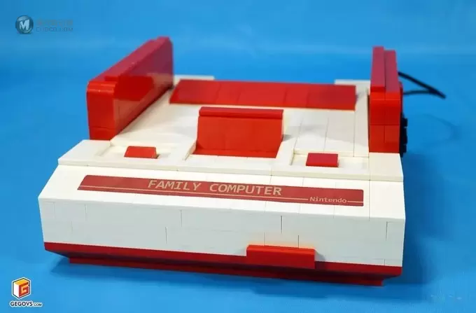 [MOC]这是中国玩家儿时的回忆，乐高积木拼搭的任天堂红白机