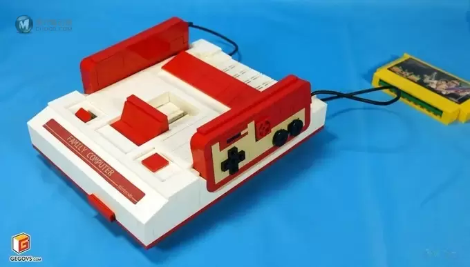[MOC]这是中国玩家儿时的回忆，乐高积木拼搭的任天堂红白机