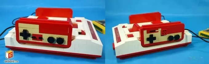 [MOC]这是中国玩家儿时的回忆，乐高积木拼搭的任天堂红白机