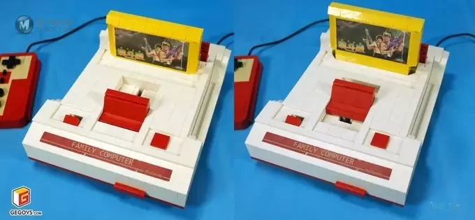 [MOC]这是中国玩家儿时的回忆，乐高积木拼搭的任天堂红白机