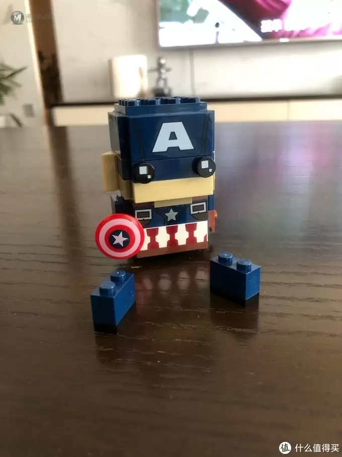 乐高 方头仔 篇十九：LEGO BRICKHEADZ 乐高方头仔  41589 美国队长