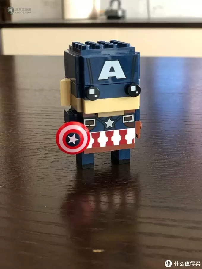 乐高 方头仔 篇十九：LEGO BRICKHEADZ 乐高方头仔  41589 美国队长