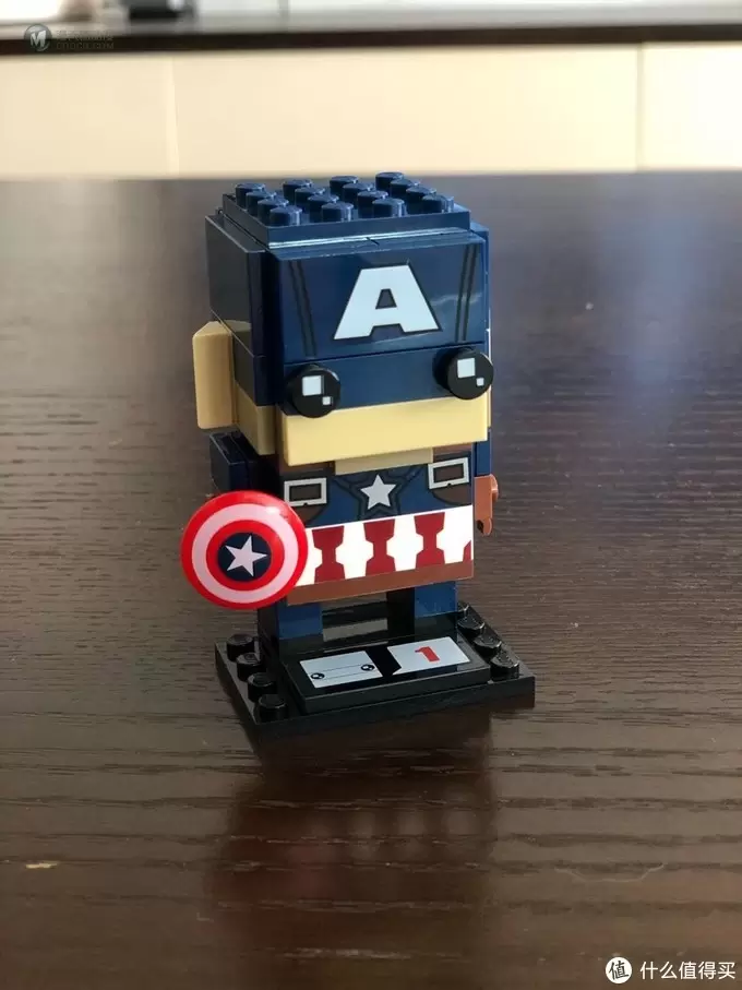 乐高 方头仔 篇十九：LEGO BRICKHEADZ 乐高方头仔  41589 美国队长