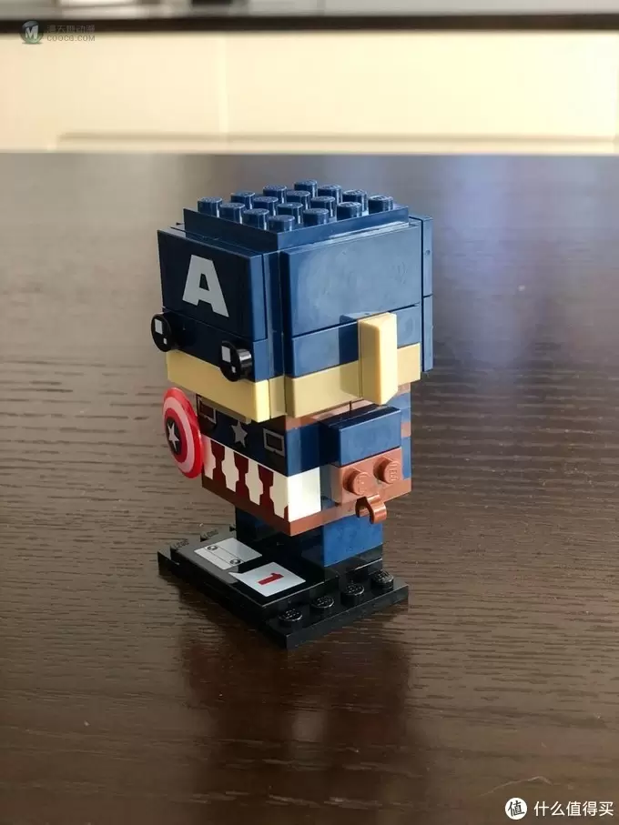 乐高 方头仔 篇十九：LEGO BRICKHEADZ 乐高方头仔  41589 美国队长