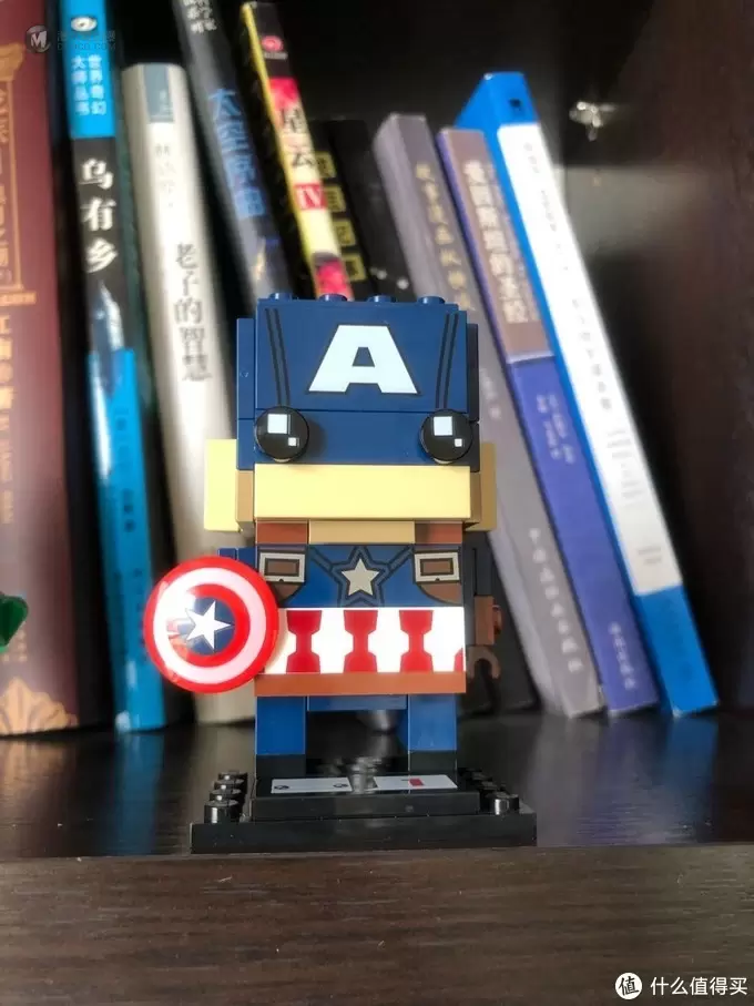 乐高 方头仔 篇十九：LEGO BRICKHEADZ 乐高方头仔  41589 美国队长