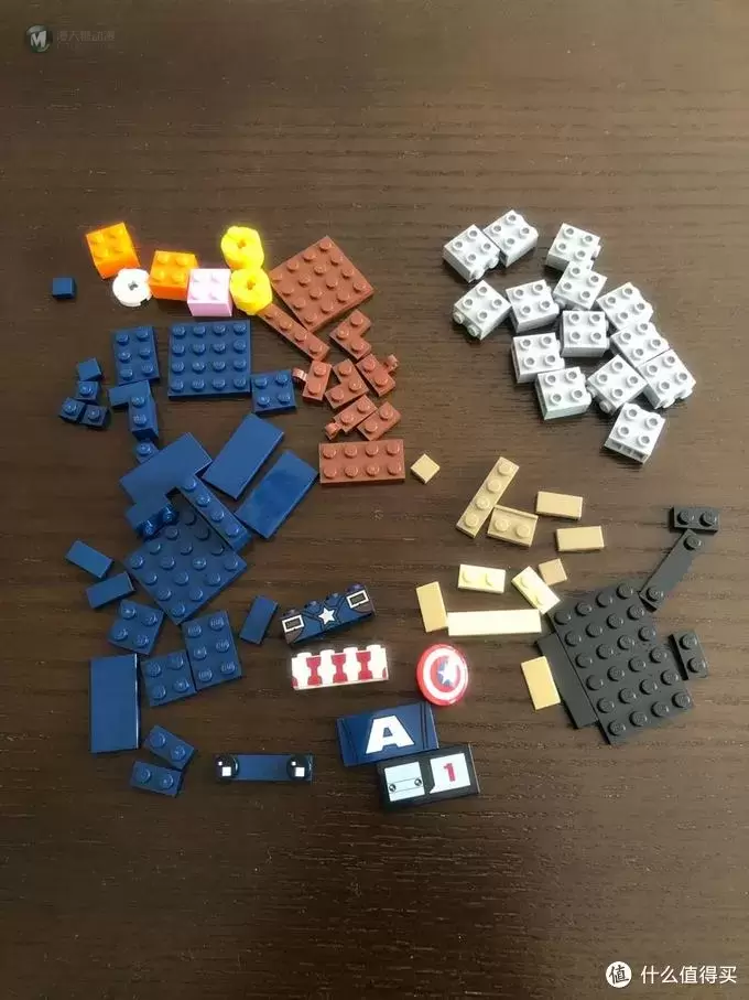 乐高 方头仔 篇十九：LEGO BRICKHEADZ 乐高方头仔  41589 美国队长