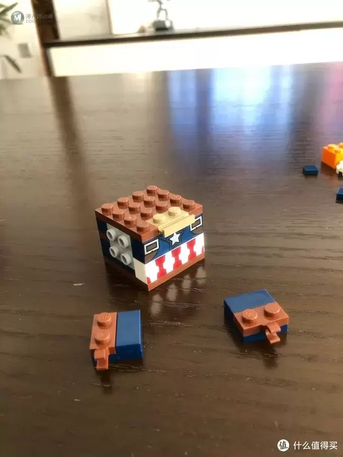 乐高 方头仔 篇十九：LEGO BRICKHEADZ 乐高方头仔  41589 美国队长