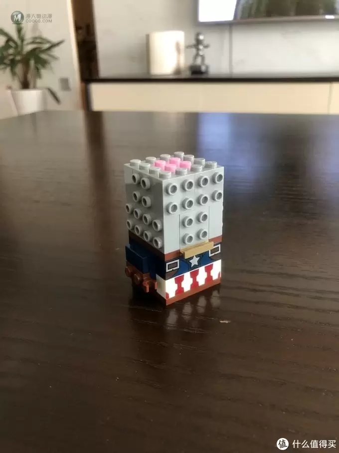 乐高 方头仔 篇十九：LEGO BRICKHEADZ 乐高方头仔  41589 美国队长