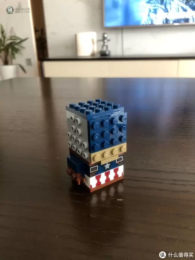 乐高 方头仔 篇十九：LEGO BRICKHEADZ 乐高方头仔  41589 美国队长