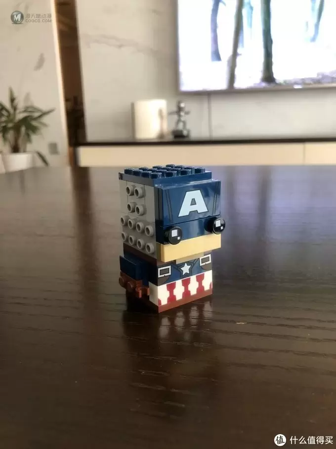 乐高 方头仔 篇十九：LEGO BRICKHEADZ 乐高方头仔  41589 美国队长