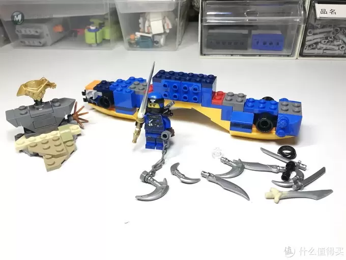 LEGO 乐高 拼拼乐 篇183：蓝龙配绿龙 Ninjago 幻影忍者系列 70652 雷电暴风神龙