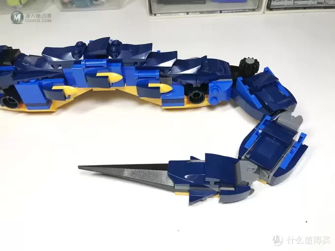LEGO 乐高 拼拼乐 篇183：蓝龙配绿龙 Ninjago 幻影忍者系列 70652 雷电暴风神龙
