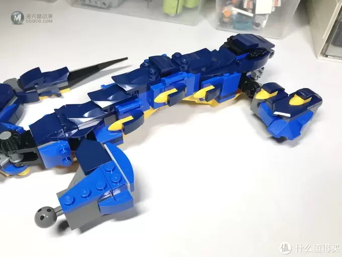 LEGO 乐高 拼拼乐 篇183：蓝龙配绿龙 Ninjago 幻影忍者系列 70652 雷电暴风神龙