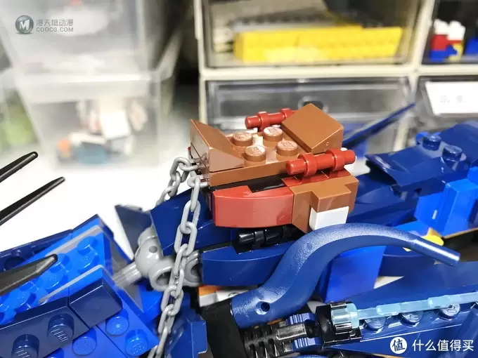 LEGO 乐高 拼拼乐 篇183：蓝龙配绿龙 Ninjago 幻影忍者系列 70652 雷电暴风神龙
