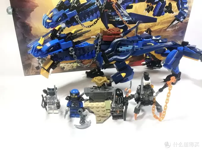 LEGO 乐高 拼拼乐 篇183：蓝龙配绿龙 Ninjago 幻影忍者系列 70652 雷电暴风神龙