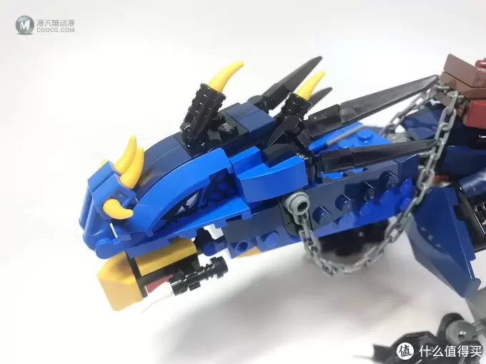 LEGO 乐高 拼拼乐 篇183：蓝龙配绿龙 Ninjago 幻影忍者系列 70652 雷电暴风神龙