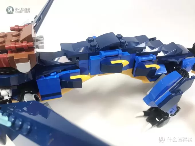 LEGO 乐高 拼拼乐 篇183：蓝龙配绿龙 Ninjago 幻影忍者系列 70652 雷电暴风神龙