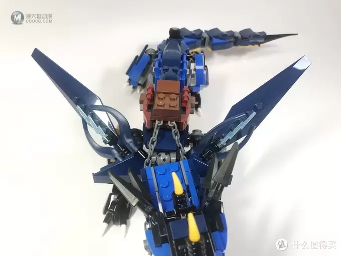 LEGO 乐高 拼拼乐 篇183：蓝龙配绿龙 Ninjago 幻影忍者系列 70652 雷电暴风神龙