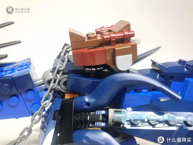 LEGO 乐高 拼拼乐 篇183：蓝龙配绿龙 Ninjago 幻影忍者系列 70652 雷电暴风神龙