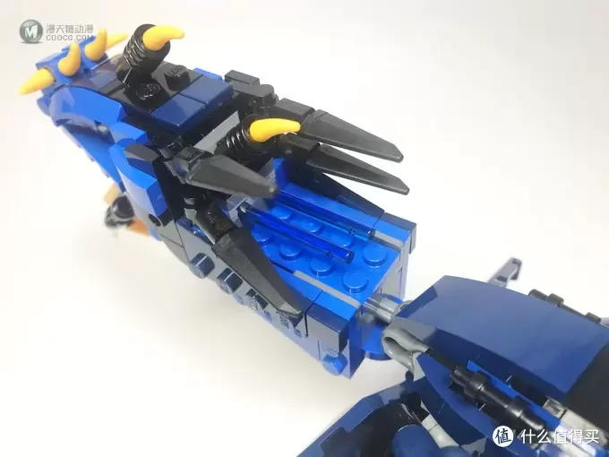 LEGO 乐高 拼拼乐 篇183：蓝龙配绿龙 Ninjago 幻影忍者系列 70652 雷电暴风神龙