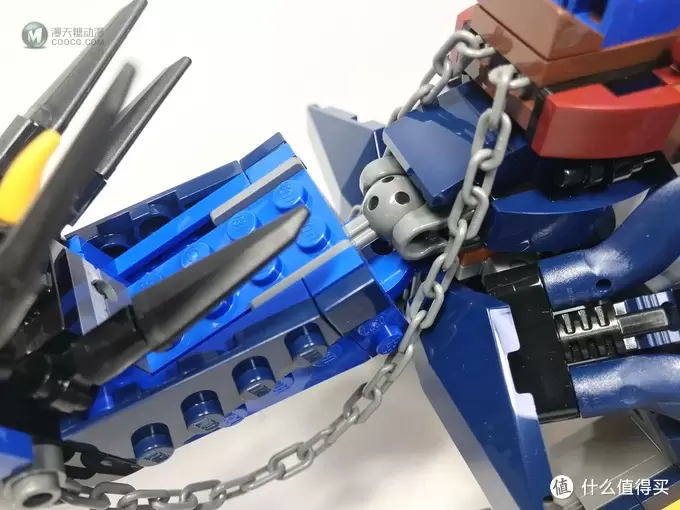 LEGO 乐高 拼拼乐 篇183：蓝龙配绿龙 Ninjago 幻影忍者系列 70652 雷电暴风神龙