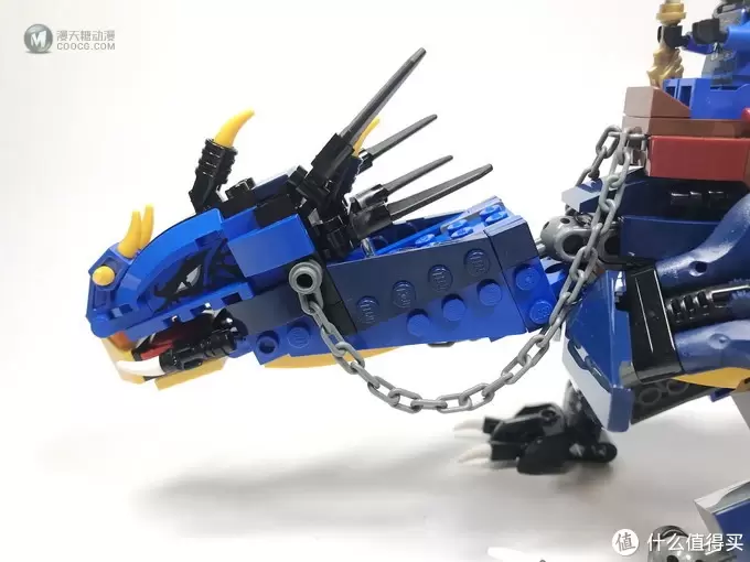 LEGO 乐高 拼拼乐 篇183：蓝龙配绿龙 Ninjago 幻影忍者系列 70652 雷电暴风神龙