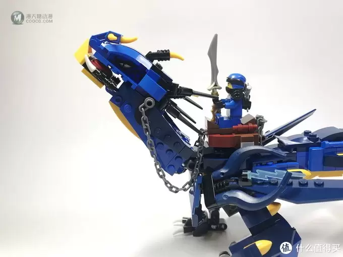 LEGO 乐高 拼拼乐 篇183：蓝龙配绿龙 Ninjago 幻影忍者系列 70652 雷电暴风神龙