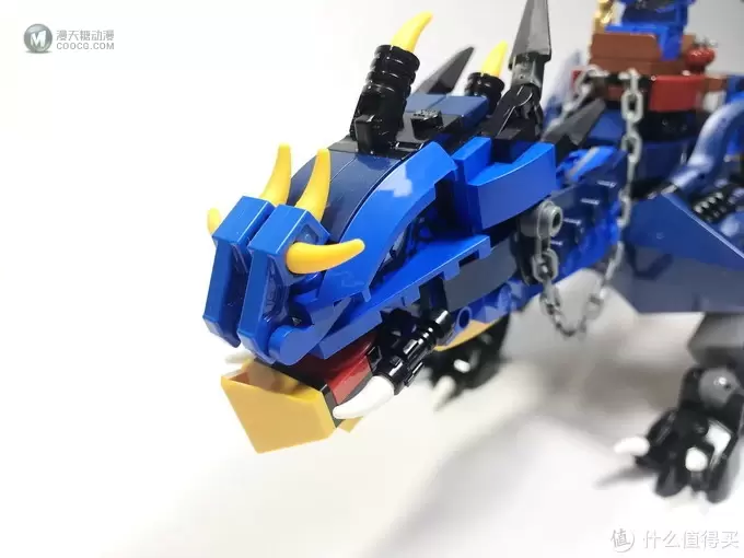 LEGO 乐高 拼拼乐 篇183：蓝龙配绿龙 Ninjago 幻影忍者系列 70652 雷电暴风神龙