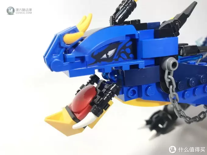 LEGO 乐高 拼拼乐 篇183：蓝龙配绿龙 Ninjago 幻影忍者系列 70652 雷电暴风神龙