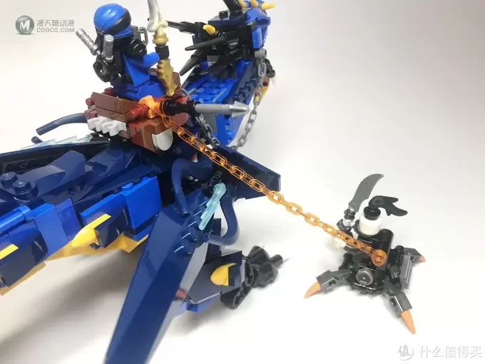 LEGO 乐高 拼拼乐 篇183：蓝龙配绿龙 Ninjago 幻影忍者系列 70652 雷电暴风神龙