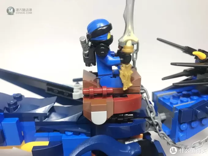 LEGO 乐高 拼拼乐 篇183：蓝龙配绿龙 Ninjago 幻影忍者系列 70652 雷电暴风神龙