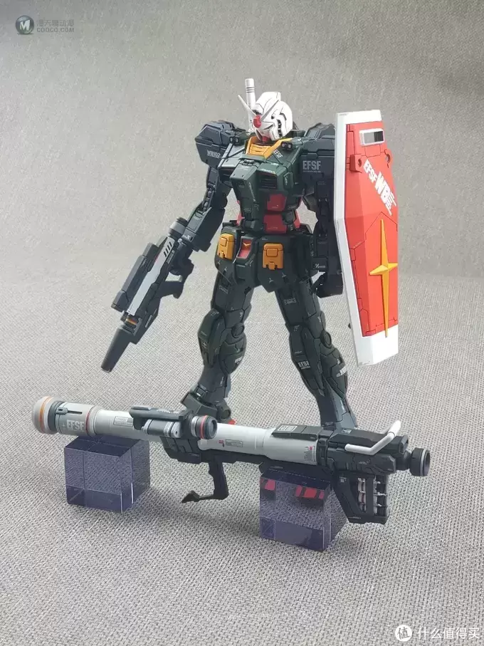 RX-78-02工作机涂装，就算一身绿，脑袋也绝不能绿