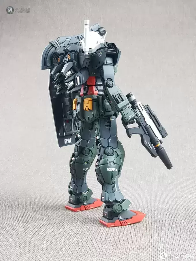 RX-78-02工作机涂装，就算一身绿，脑袋也绝不能绿