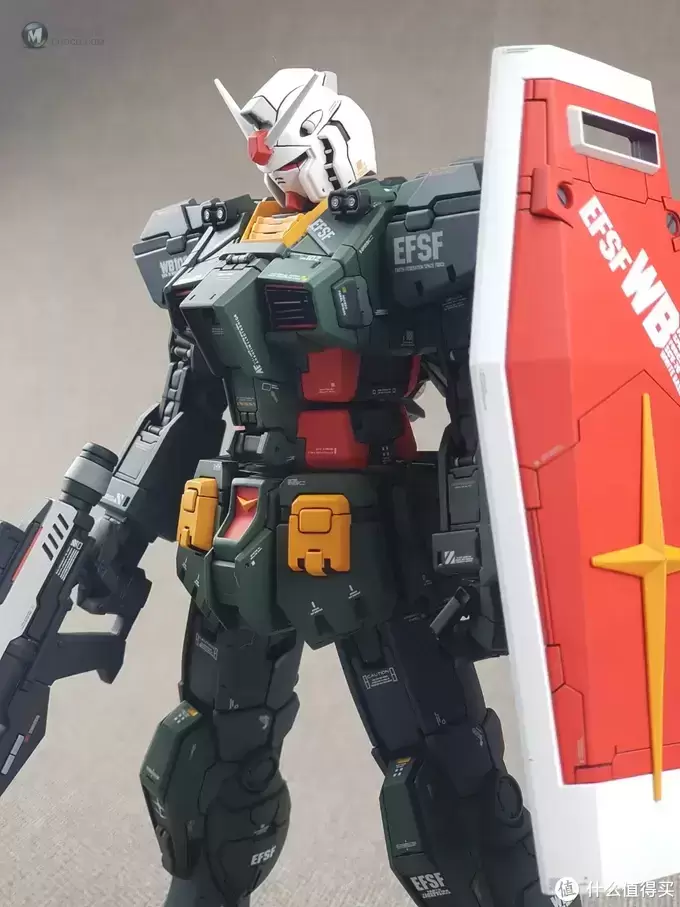 RX-78-02工作机涂装，就算一身绿，脑袋也绝不能绿