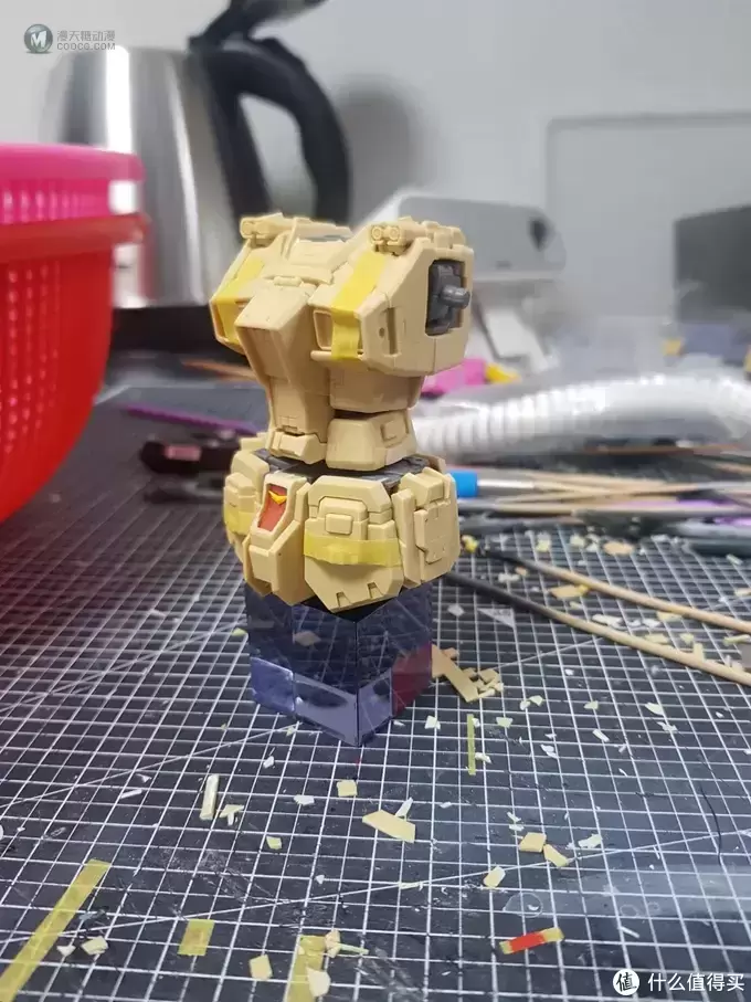 RX-78-02工作机涂装，就算一身绿，脑袋也绝不能绿