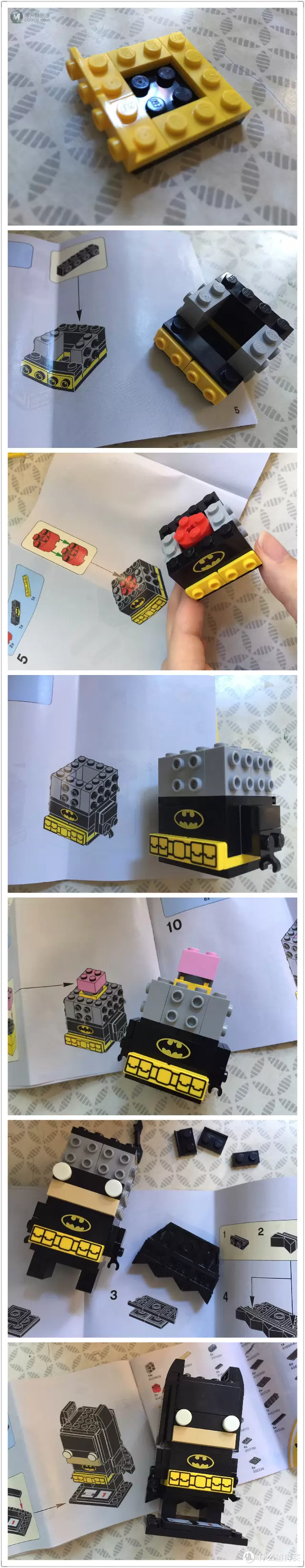 #原创新人#LEGO 乐高 方头仔系列 英雄蝙蝠侠 开箱