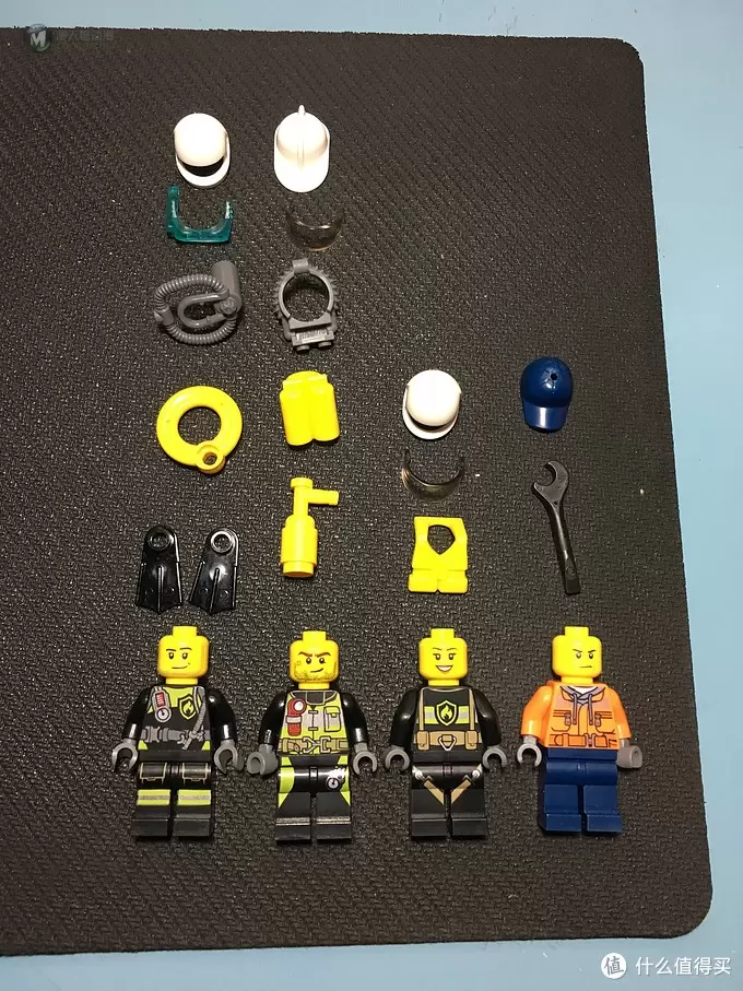 我的积木 篇一：#原创新人# LEGO 乐高 60106 消防入门 & 60107云梯消防车