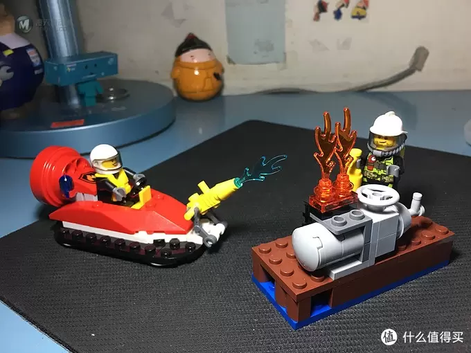 我的积木 篇一：#原创新人# LEGO 乐高 60106 消防入门 & 60107云梯消防车