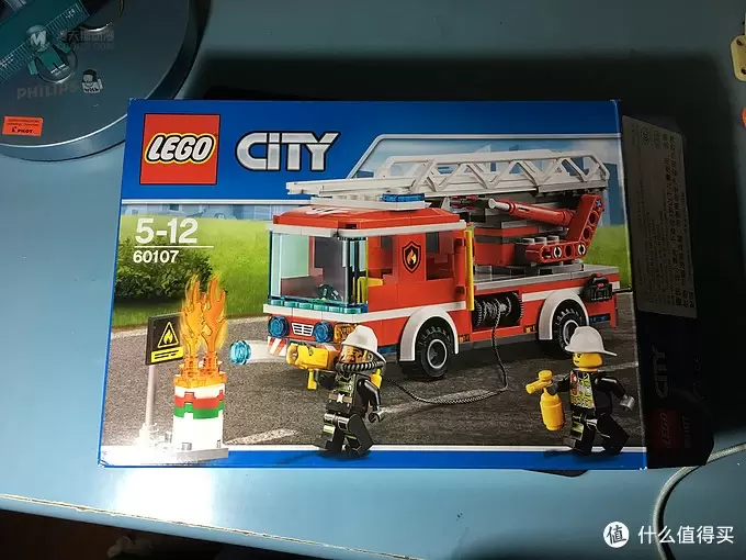 我的积木 篇一：#原创新人# LEGO 乐高 60106 消防入门 & 60107云梯消防车
