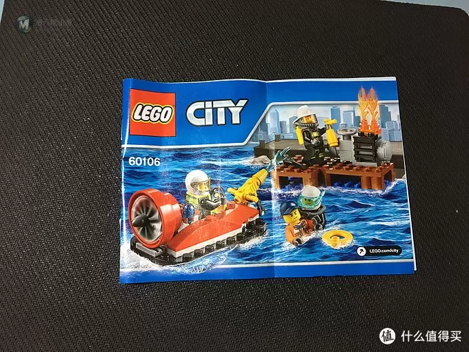 我的积木 篇一：#原创新人# LEGO 乐高 60106 消防入门 & 60107云梯消防车