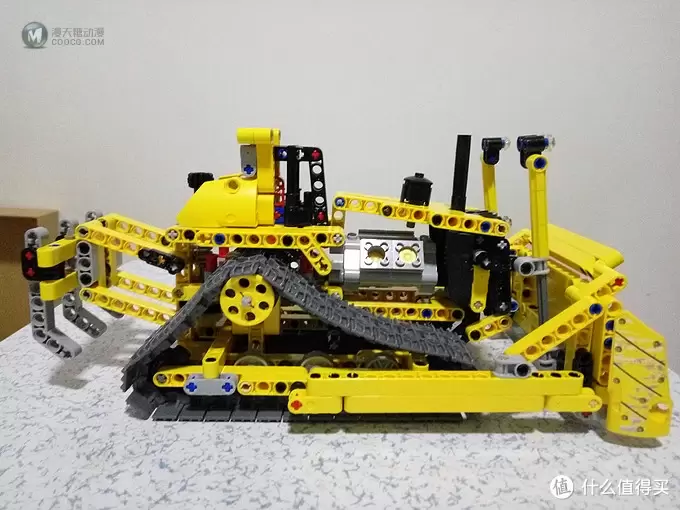 浅坑入乐高 篇七：#本站首晒#lego 乐高 科技组 42028 A模式推土机 B模式履带式工作车 开箱