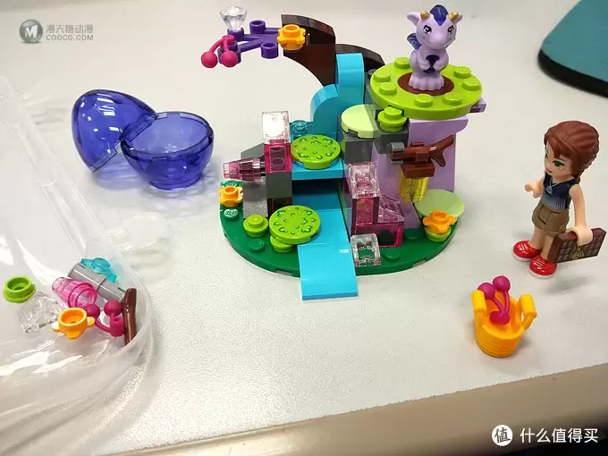 #本站首晒# LEGO 乐高 41171 精灵系列 艾米丽和风龙宝宝