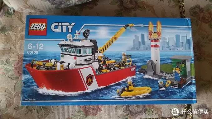 LEGO 乐高 60109 消防船 开箱