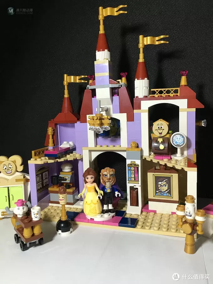 #本站首晒# 深夜与她共耕耘，拼彻城堡赴云霄：LEGO 乐高 41067迪斯尼公主系列