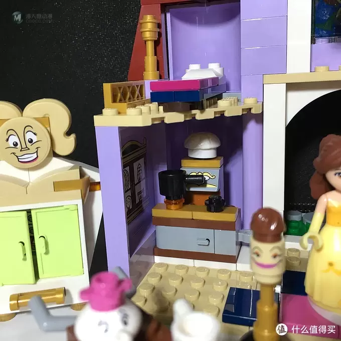 #本站首晒# 深夜与她共耕耘，拼彻城堡赴云霄：LEGO 乐高 41067迪斯尼公主系列