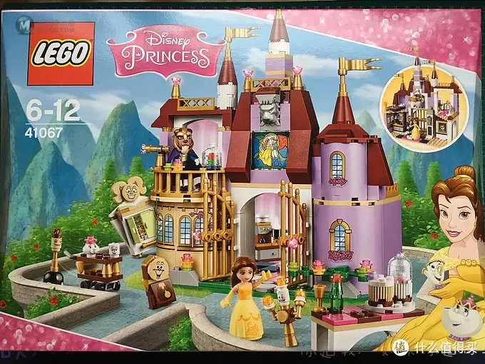 #本站首晒# 深夜与她共耕耘，拼彻城堡赴云霄：LEGO 乐高 41067迪斯尼公主系列