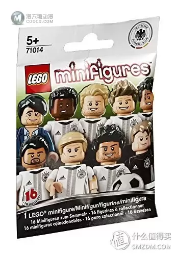 德迷注意：LEGO乐高71014德国队抽抽乐开售